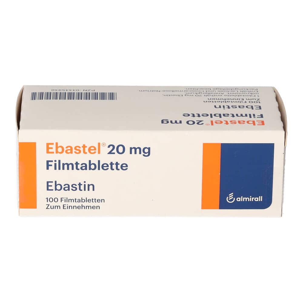 Ebastel 20mg 100 St Filmtabletten