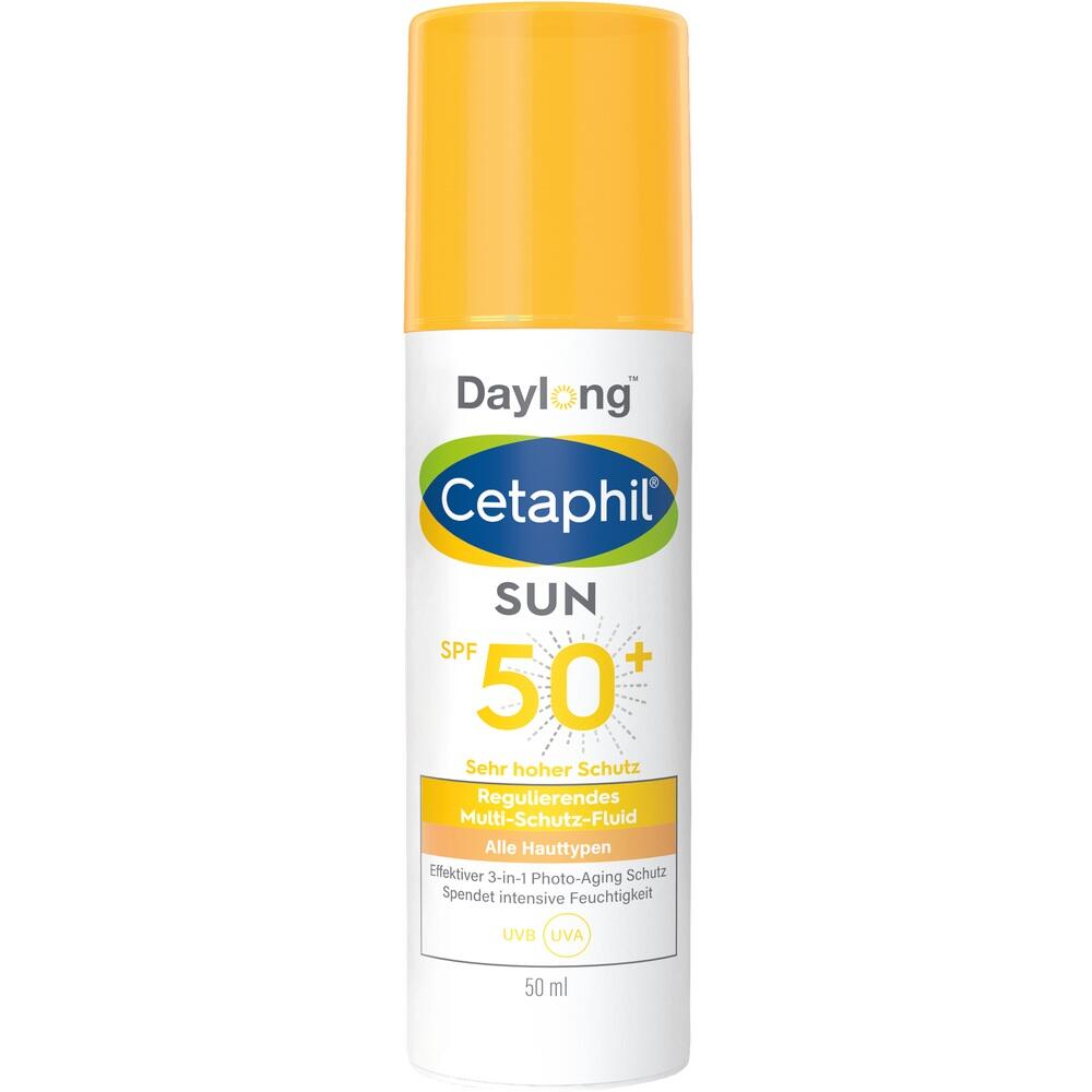 Cetaphil Sun Daylong SPF50+ Regulierendes Multi-Schutz-Fluid Gesicht 50 ml Lotion