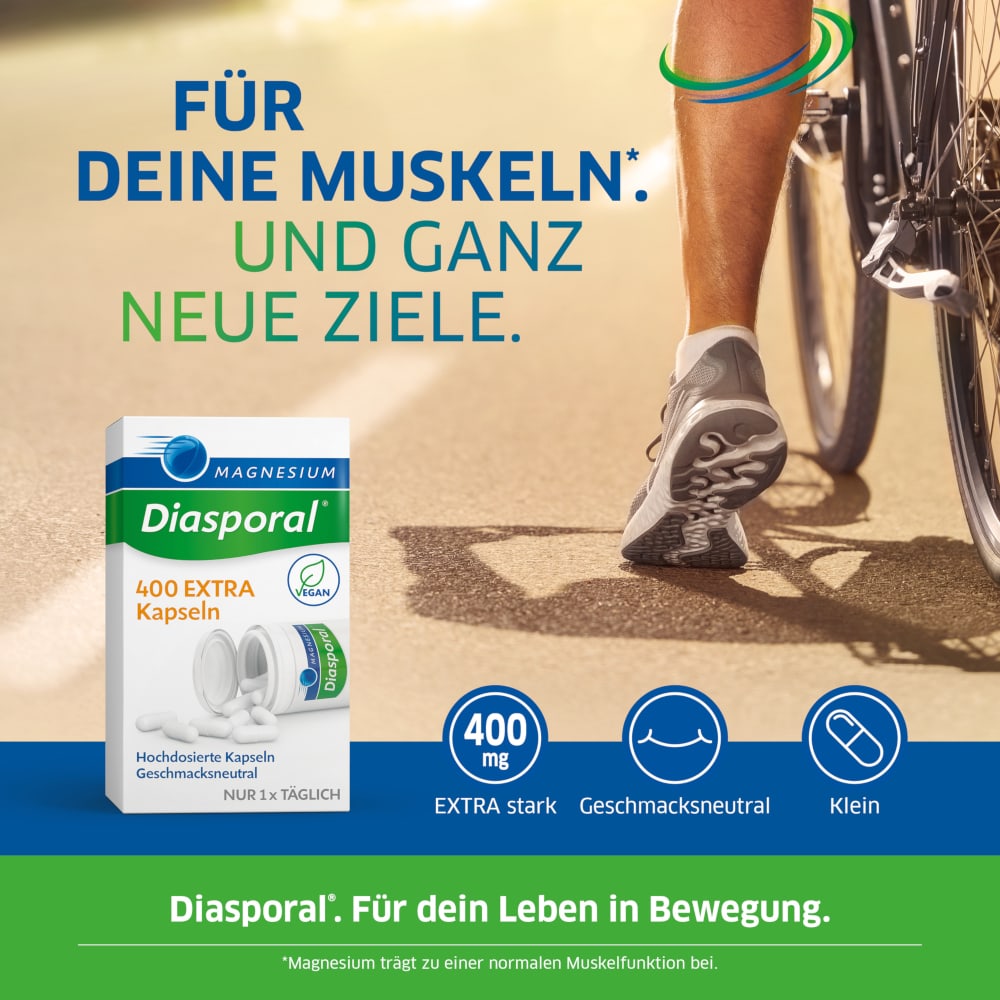 MAGNESIUM Diasporal 400 EXTRA Kapseln 100 St Kapseln