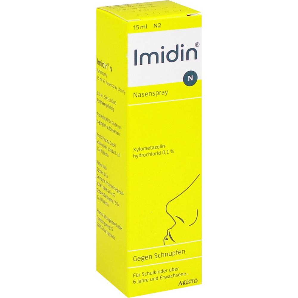 Imidin N Nasenspray Gegen Schnupfen  15 ml Nasenspray