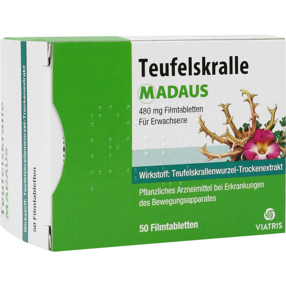 Teufelskralle MADAUS 50 St Filmtabletten