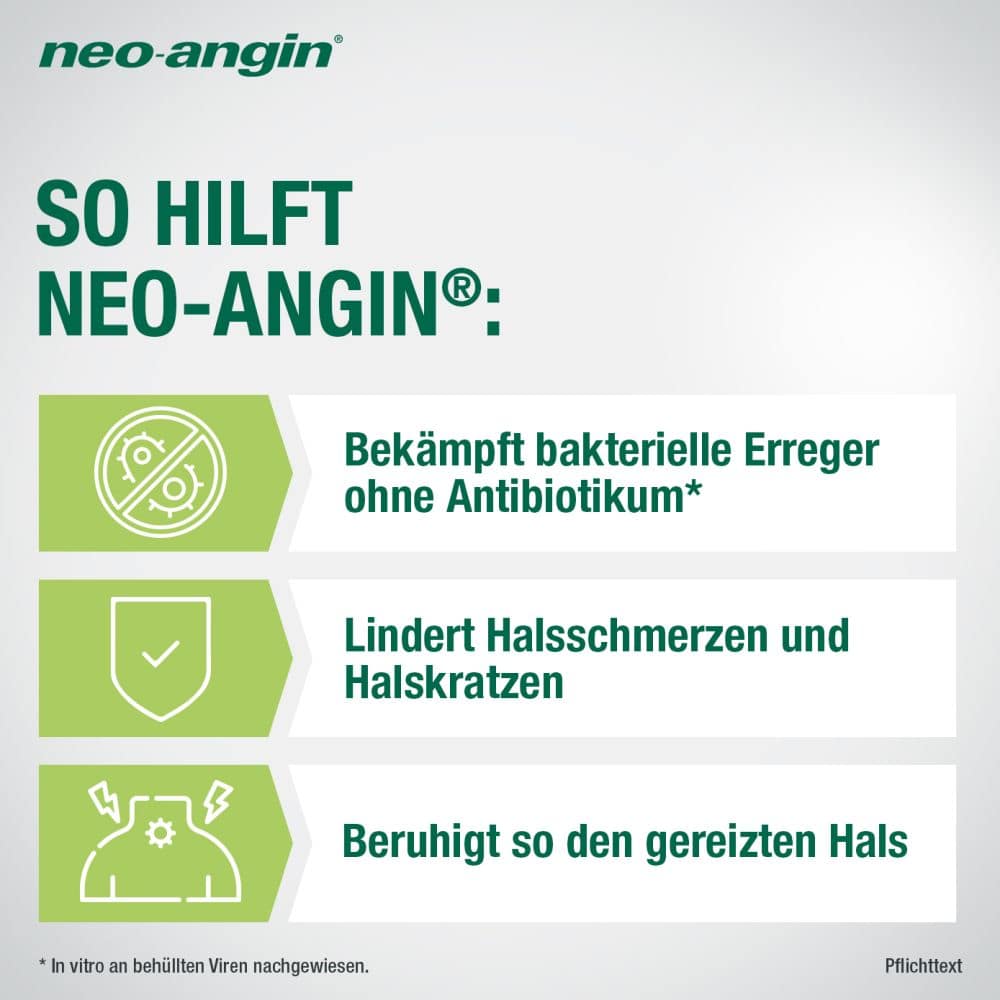 neo-angin HALSTABLETTEN 24 St Lutschtabletten