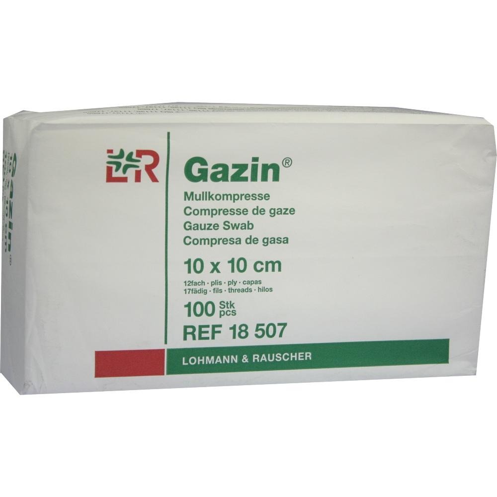 Gazin Mullkompresse 10x10 cm 100 St Kompressen