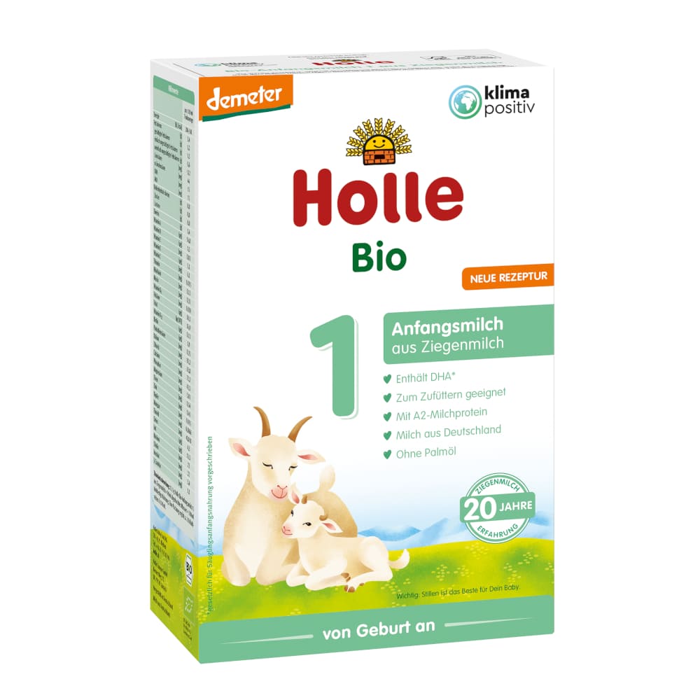 Holle Bio Anfangsmilch 1 Auf Ziegenmilchbasis 400 g Pulver