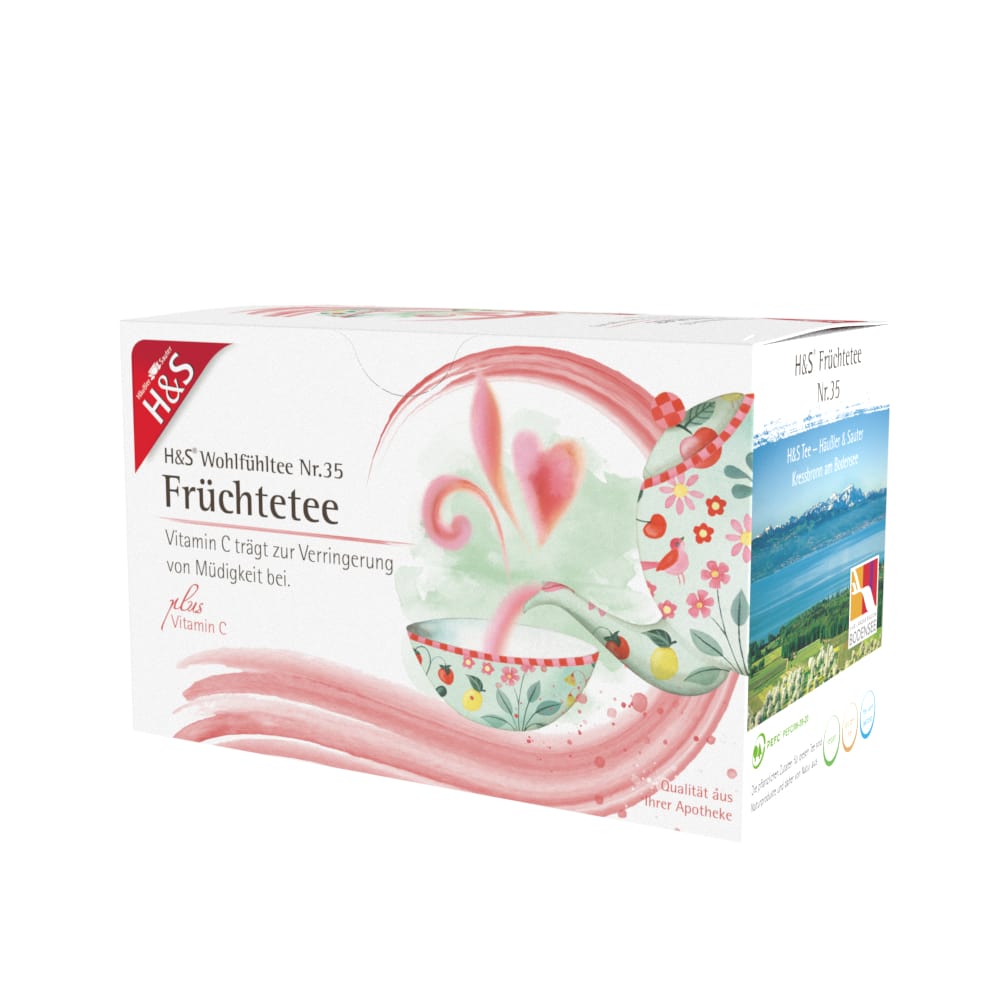 H&S Wohlfühltee Früchtetee mit Vitamin C 20X2.7 g Filterbeutel