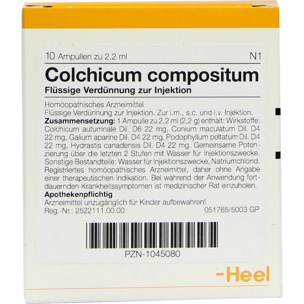 COLCHICUM COMPOSITUM Ampullen 10 St Ampullen