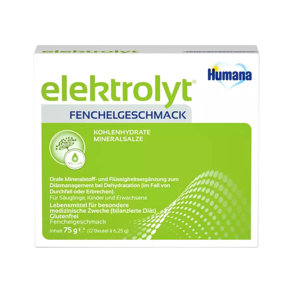 Humana elektrolyt FENCHELGESCHMACK 75g 75 g Pulver