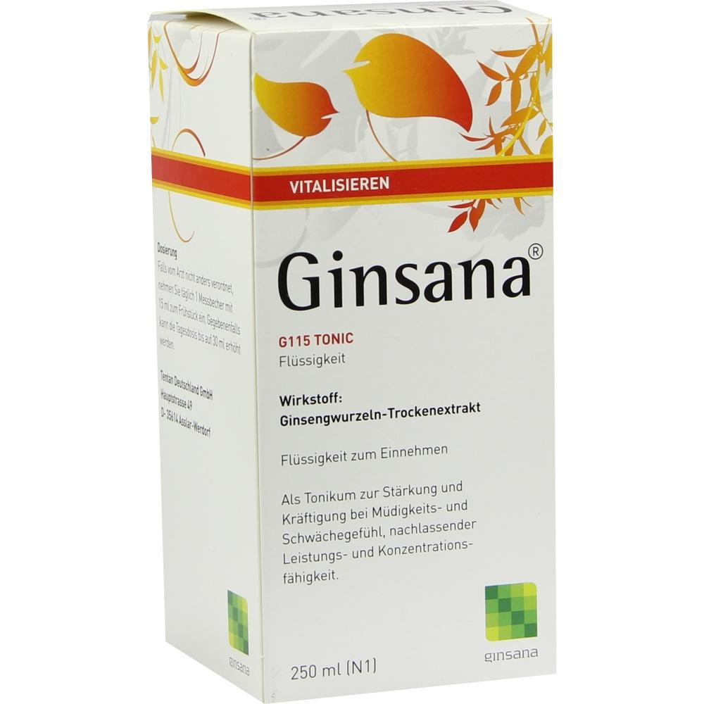 Ginsana G115 Tonic 250 ml Tonikum