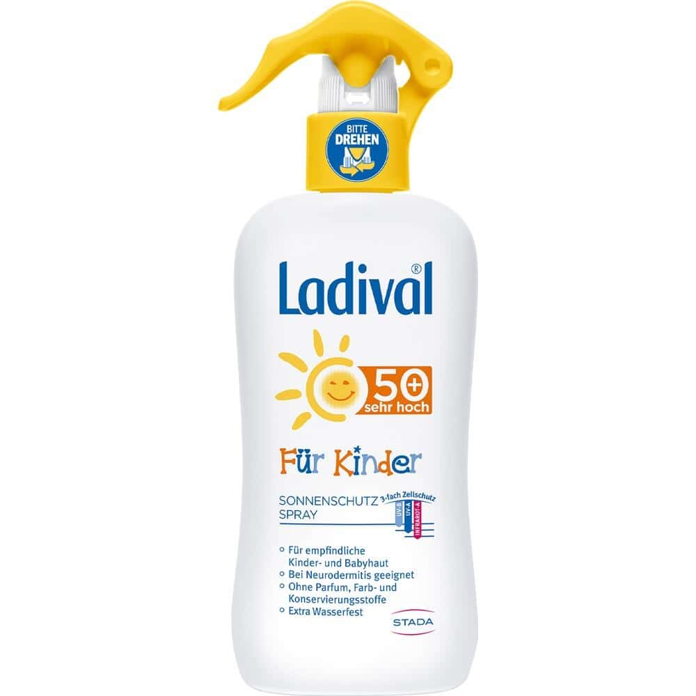 Ladival Für Kinder SONNENSCHUTZ SPRAY LSF 50+ 200 ml Spray