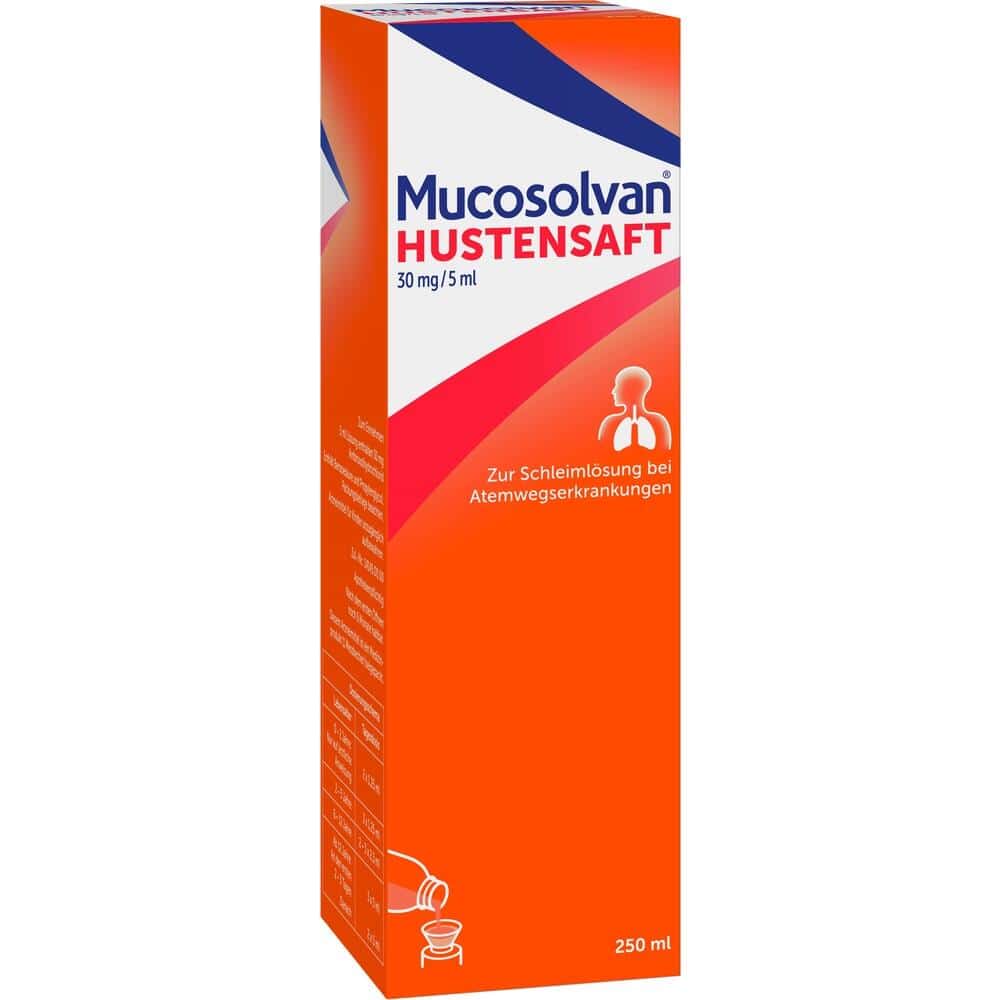 Mucosolvan HUSTENSAFT 30 mg/5 ml 250 ml Lösung zum Einnehmen