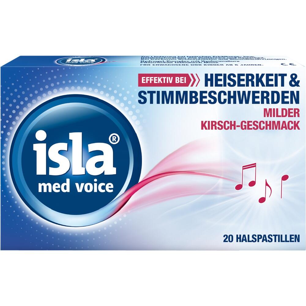 isla med voice Halspastillen 20 St Pastillen
