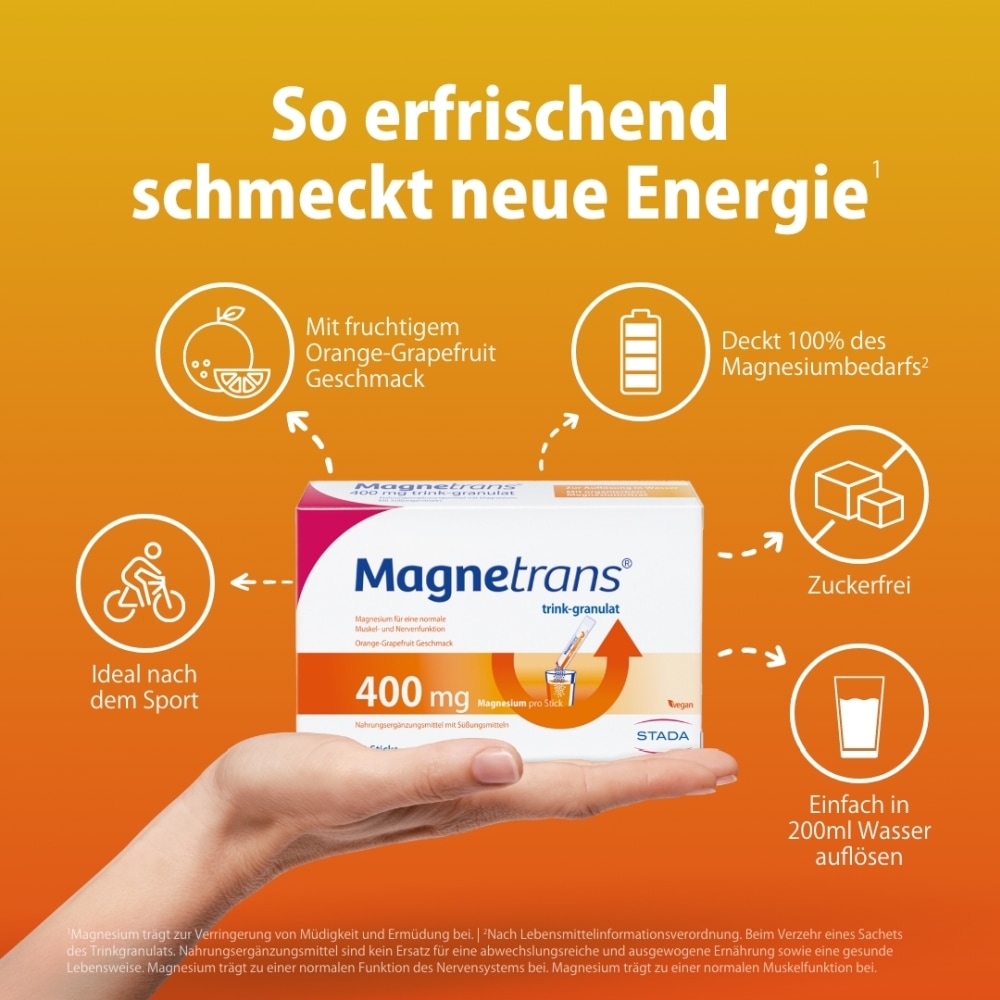 Magnetrans 400 mg 50X5.5 g Granulat