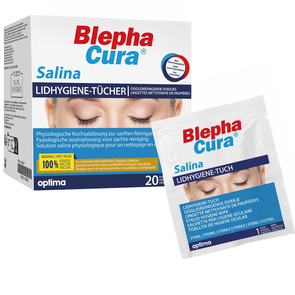 BlephaCura Salina LIDHYGIENE-TÜCHER 20 St Tücher