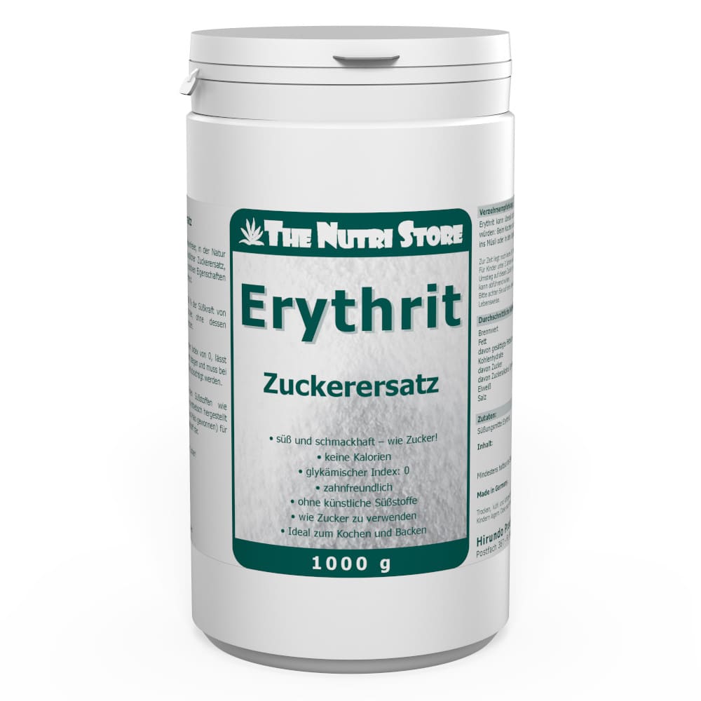 Erythrit Zuckerersatz 1000 g Pulver