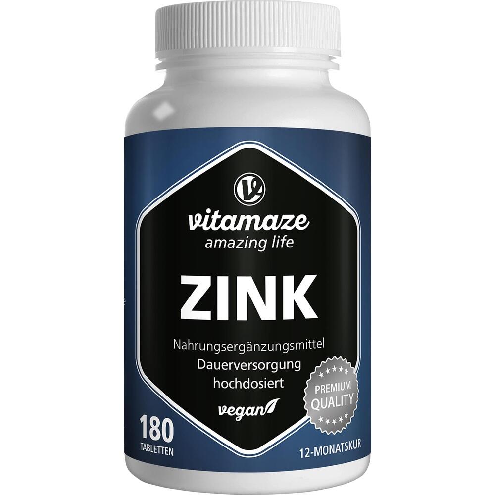 vitamaze ZINK 25 mg hochdosiert 180 St Tabletten