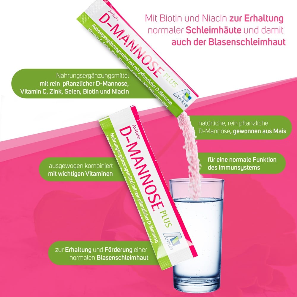 Avitale D-Mannose Plus 2000mg Sticks  30X2.47 g Pulver