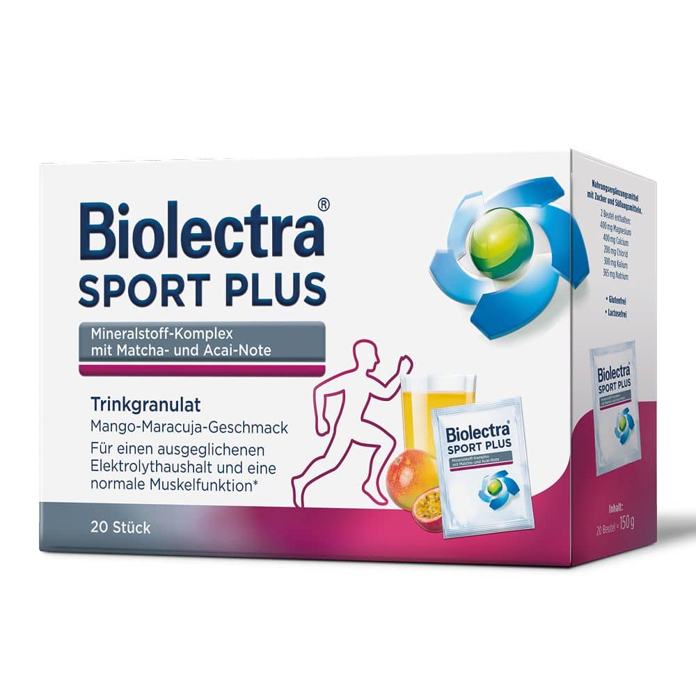 Biolectra SPORT PLUS Trinkgranulat 20 St Granulat