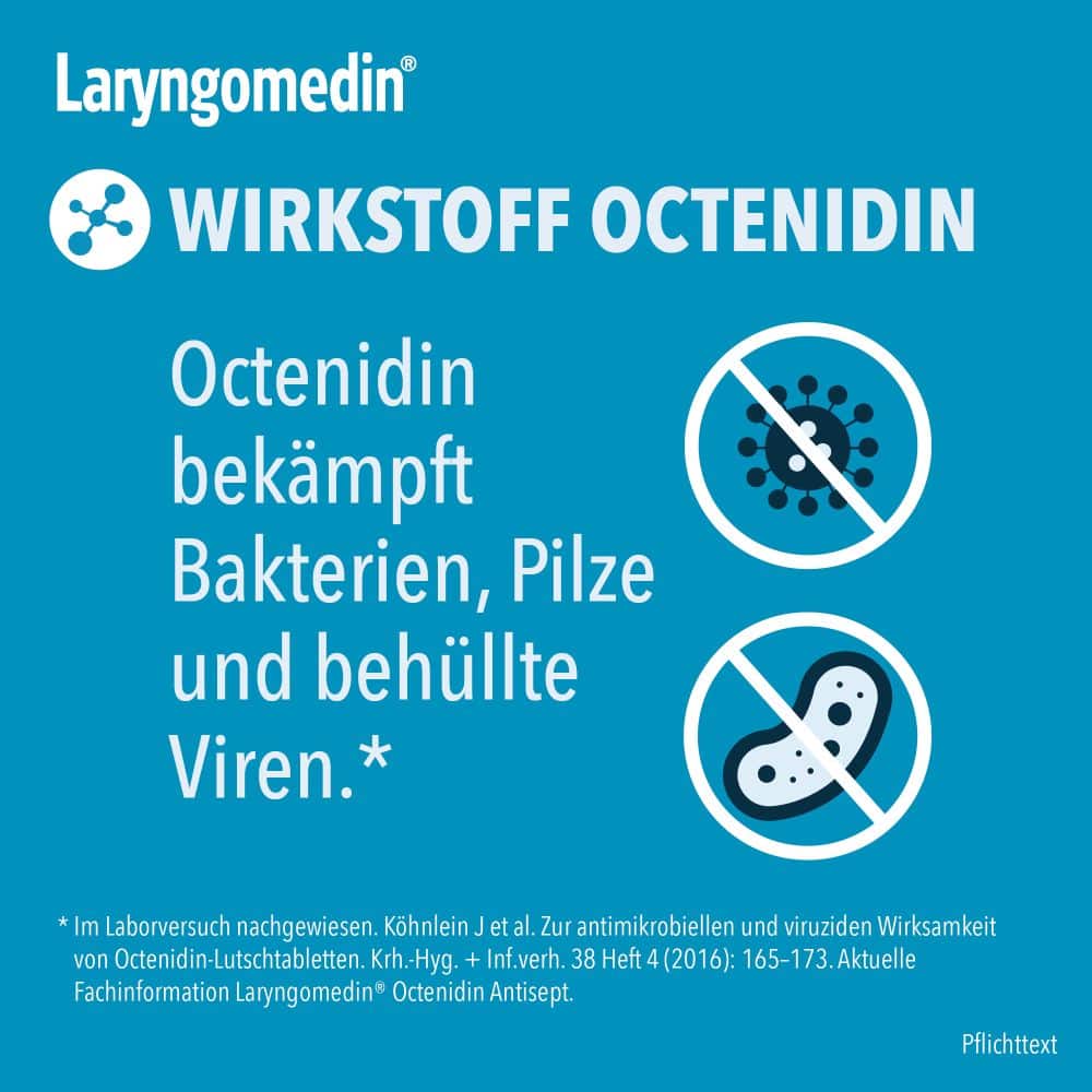 Laryngomedin Octenidin Antisept 2,6mg 24 St Lutschtabletten
