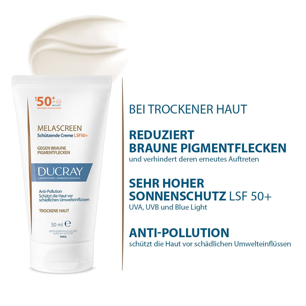 DUCRAY MELASCREEN Schützende Creme LSF 50+ 50 ml Creme
