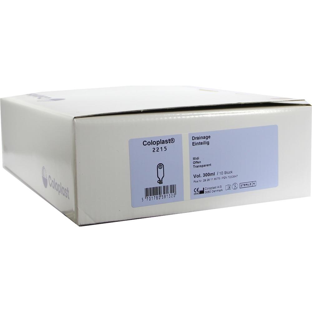 COLOPLAST Drainagebeutel 2215 10 St Beutel
