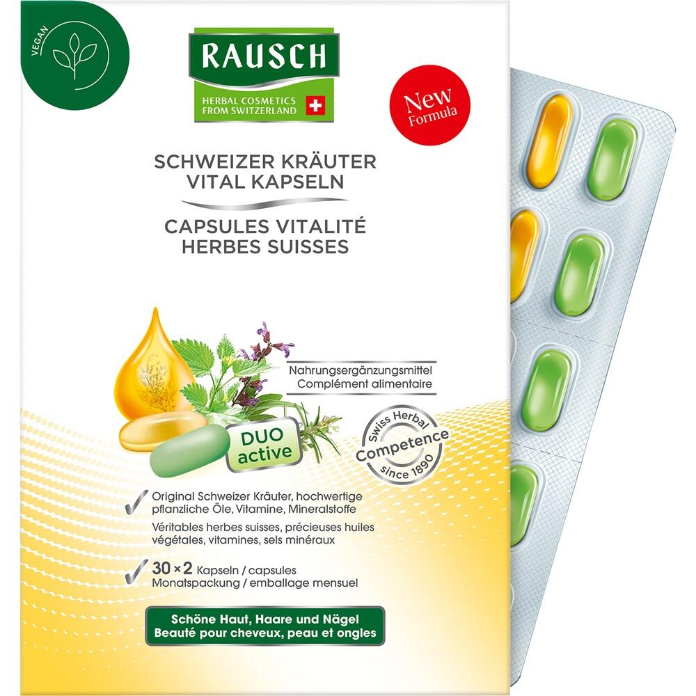 RAUSCH Schweizer Kräuter Vital Kapseln  30X2 St Kapseln