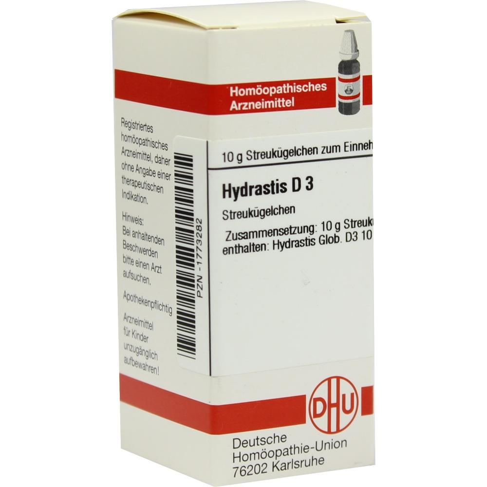 HYDRASTIS D 3 Globuli 10 g Globuli