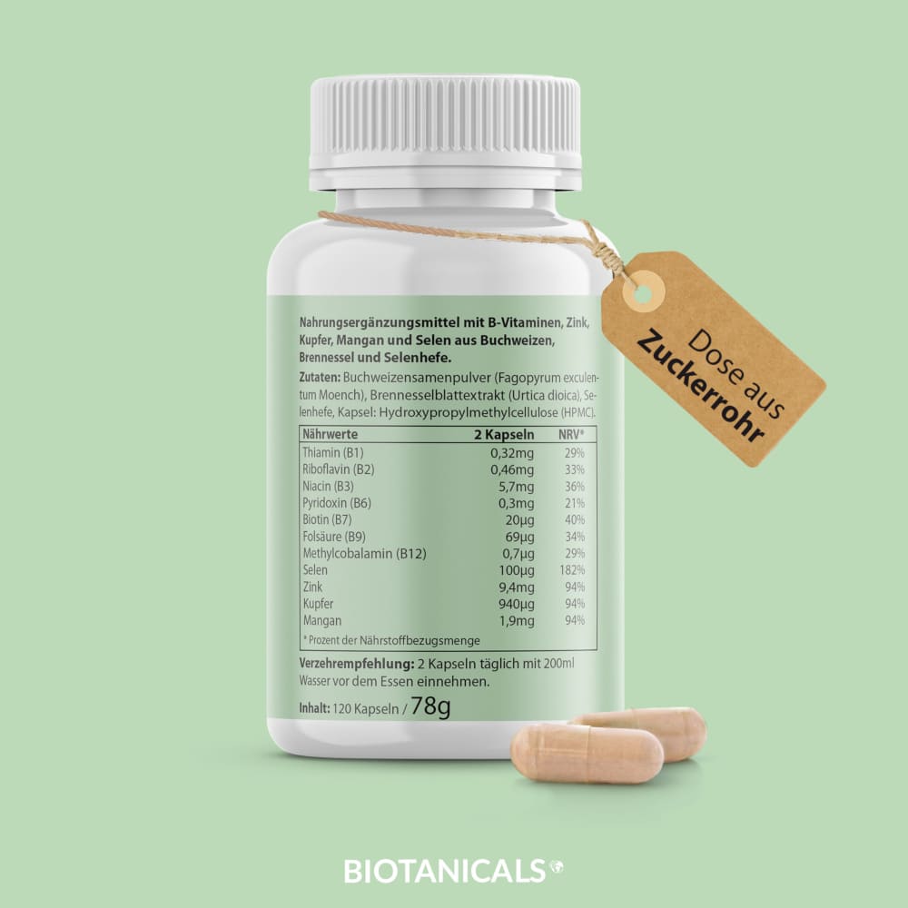 BIOTANICALS BIOTIN SELEN ZINK 120 St Kapseln