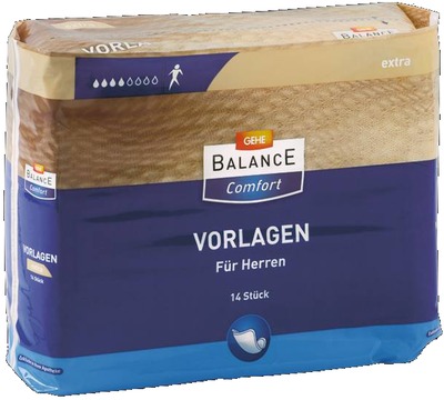 GEHE BALANCE Vorlagen Herren extra 14 St