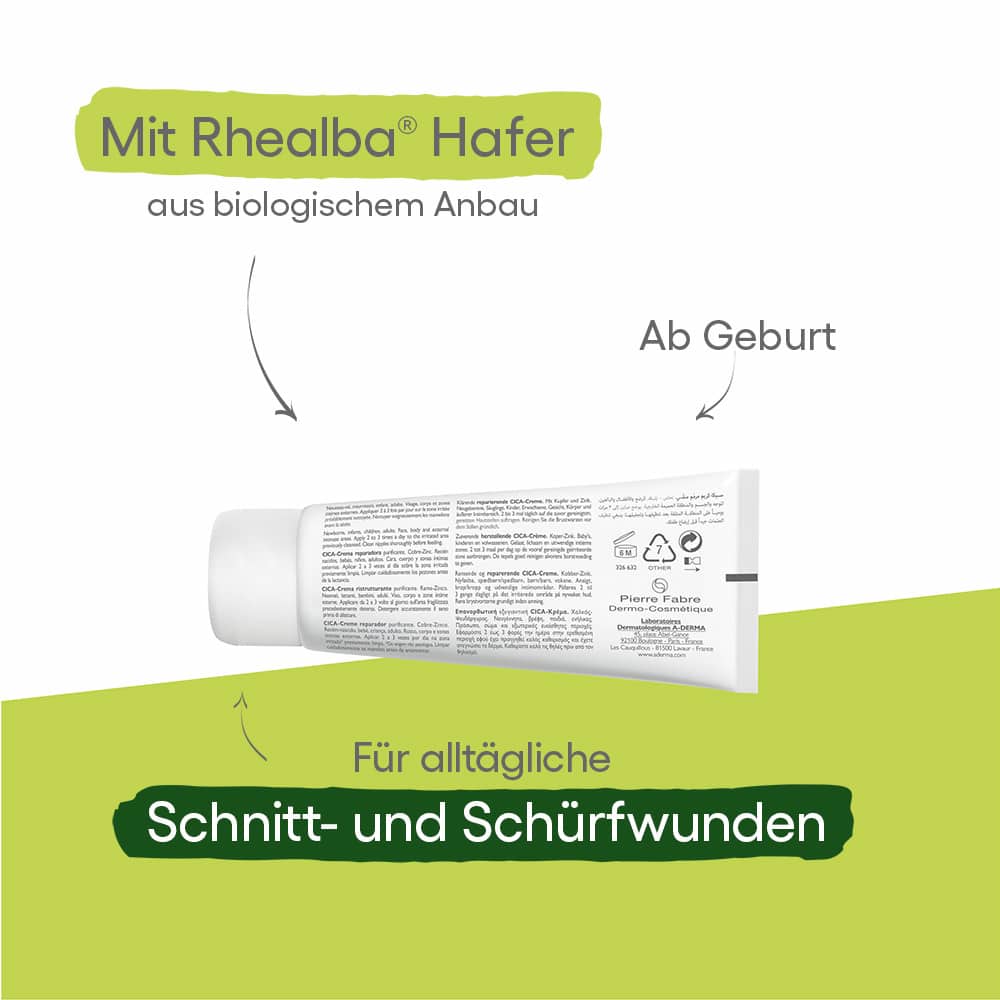 A-DERMA DERMALIBOUR Reparierende CICA-Creme  100 ml Creme