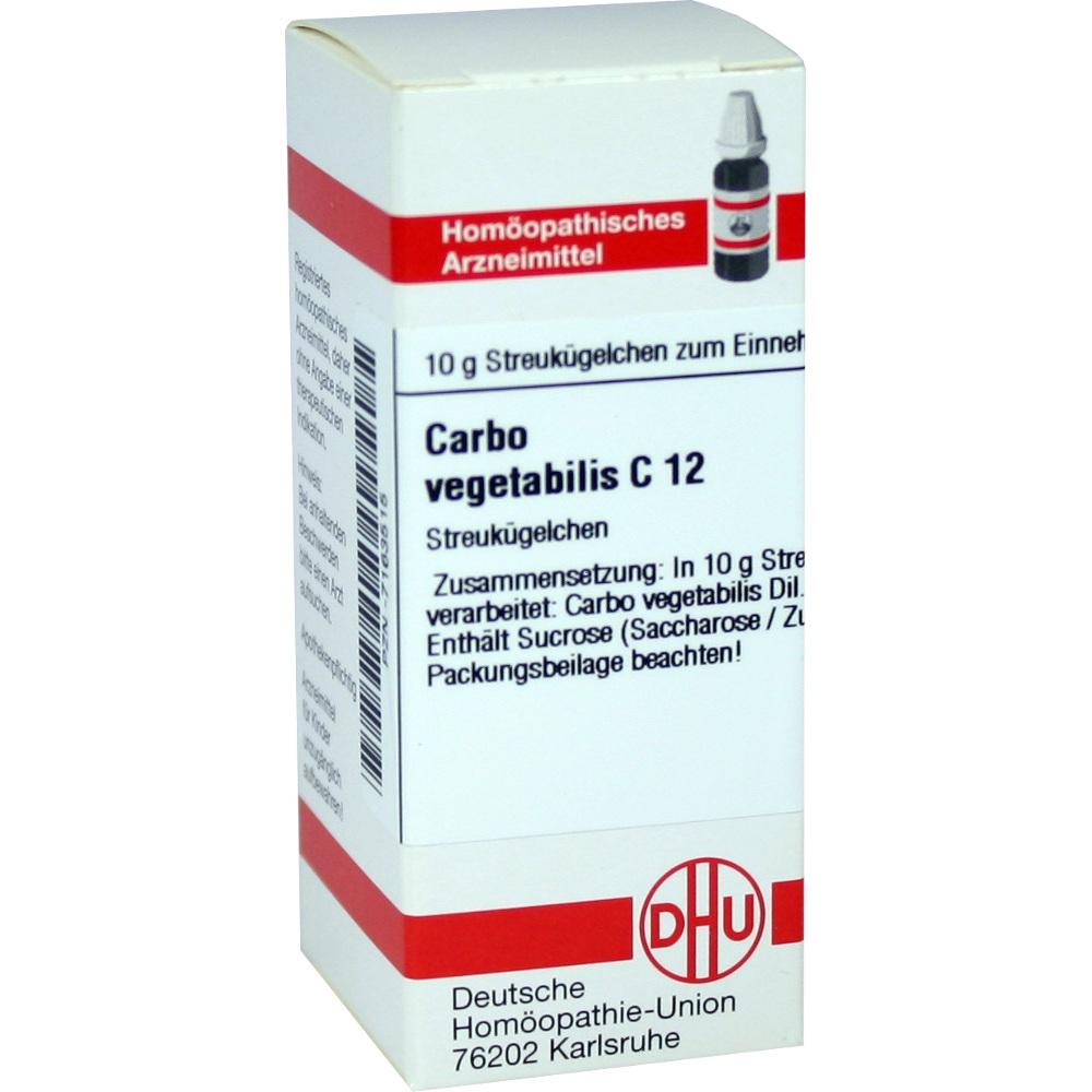 CARBO VEGETABILIS C 12 Globuli 10 g Globuli
