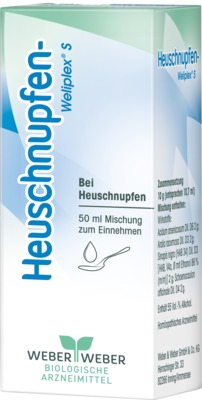 HEUSCHNUPFEN Weliplex S Tropfen zum Einnehmen 50 ml Mischung