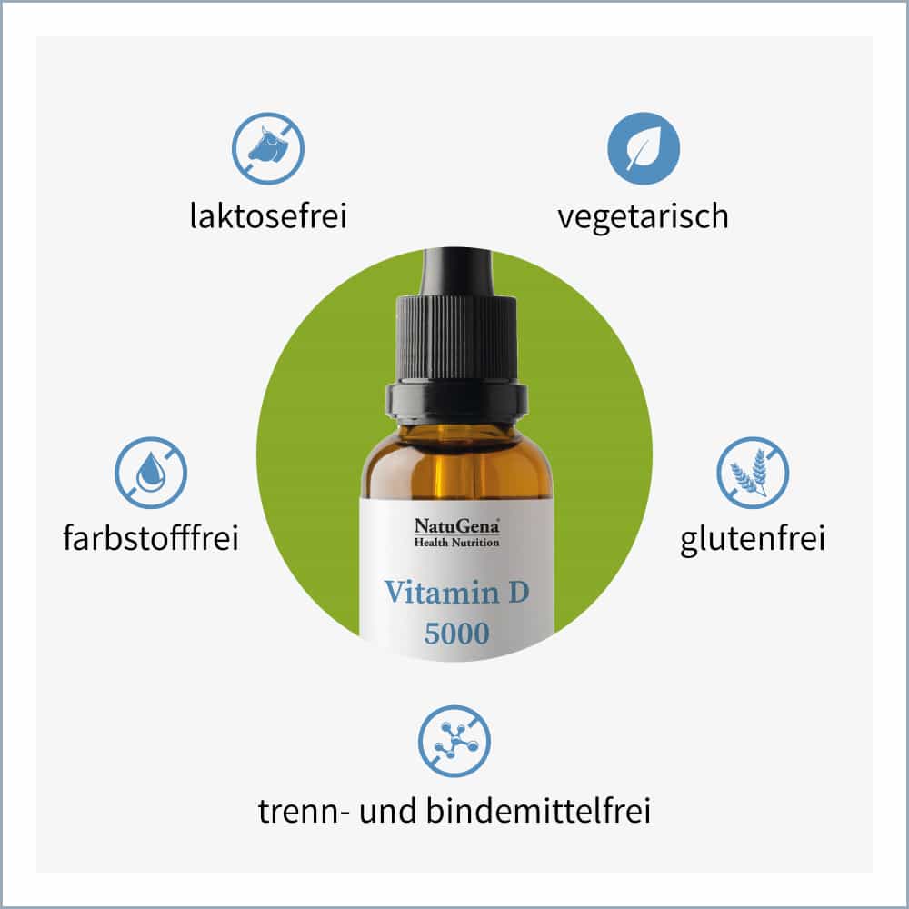 NatuGena Vitamin D 5000 50 ml Tropfen