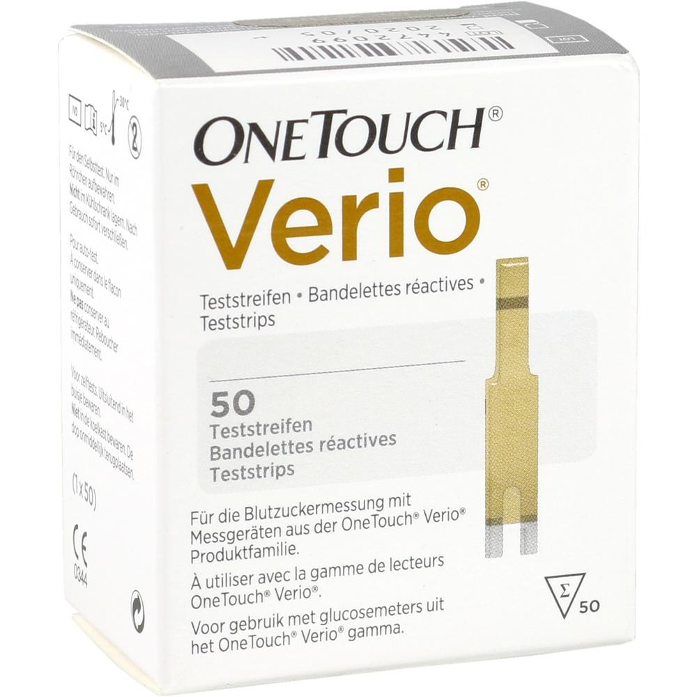 OneTouch Verio Teststreifen I 50 Stück 50 St Teststreifen