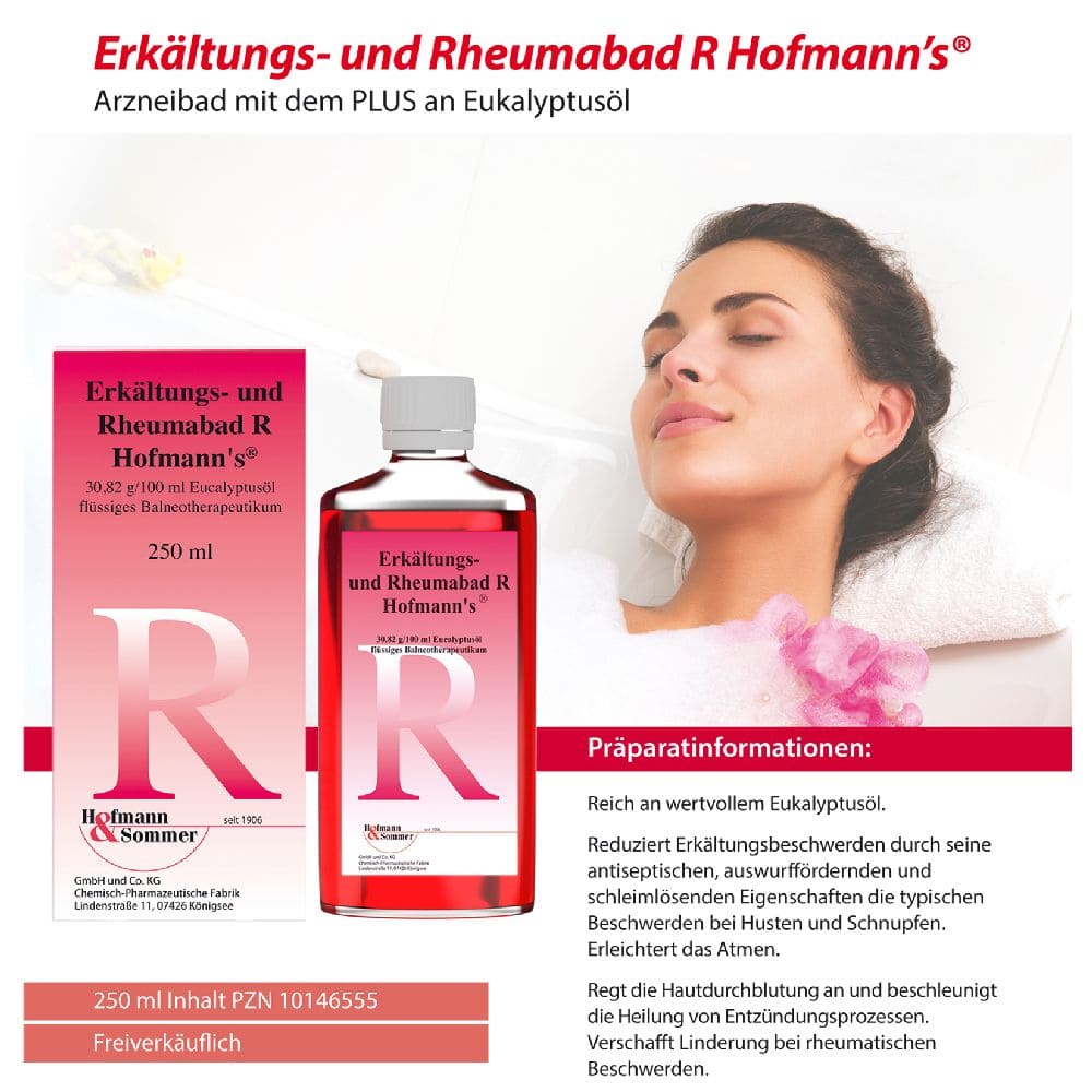 Erkältungs- und Rheumabad R Hofmanns 250 ml Bad