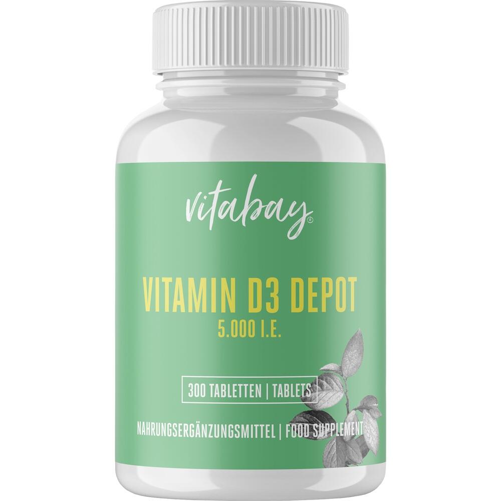 Vitabay VITAMIN D3 DEPOT 5.000 I.E. 300 St Tabletten