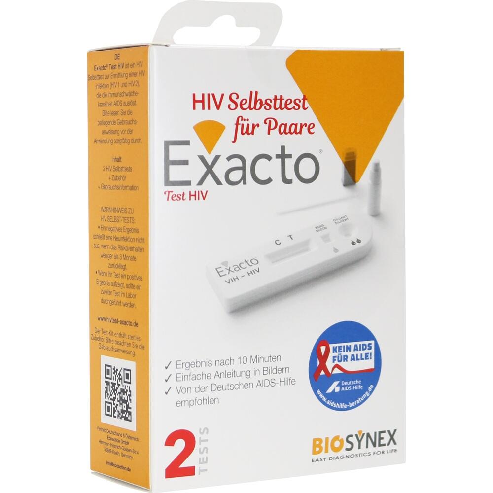 EXACTO HIV Selbsttest für Paare 1 St Test