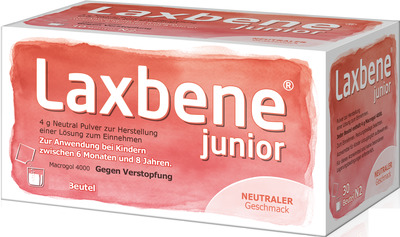 Laxbene junior 50X4 g Pulver zur Herstellung einer Lösung zum Einnehmen