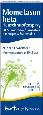 Mometason beta Heuschnupfenspray 50µg 10 g Nasenspray