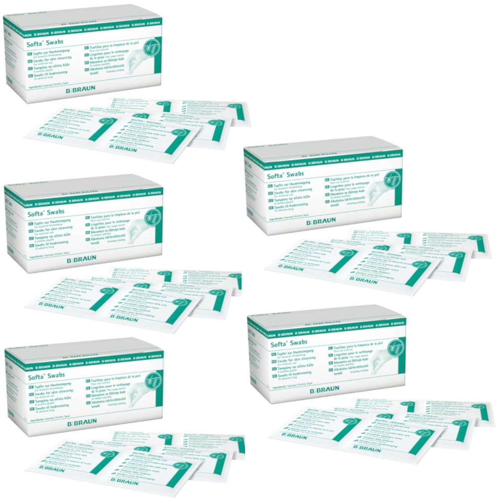 Softa Swabs Alkoholtupfer 5er Set 5X100 St Tupfer
