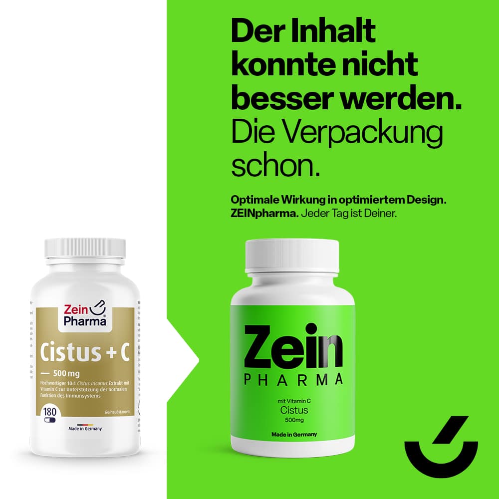 Zein Pharma Cistus + C - 500mg 180 St Kapseln