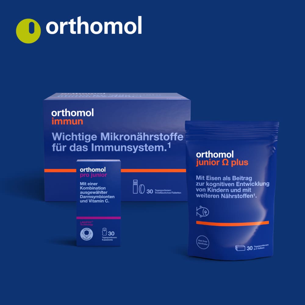 Orthomol junior C plus Himbeer/Limette 7 St Granulat