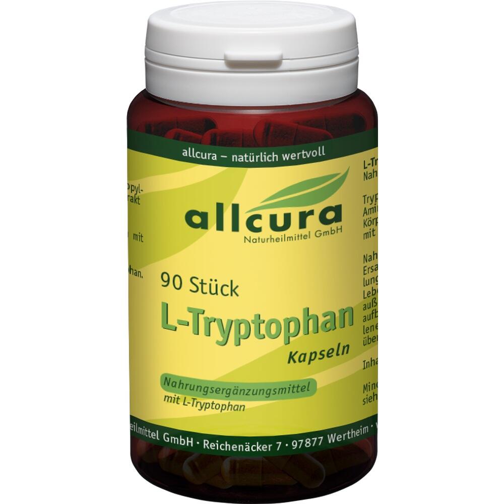 allcura L-Tryptophan 500 mg 90 St Kapseln