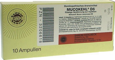 MUCOKEHL Ampullen D 6 10X1 ml Ampullen