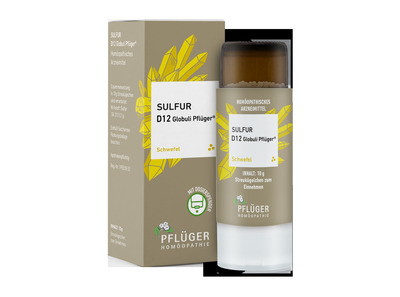 Sulfur D12 Globluli Pflüger 10 g Globuli