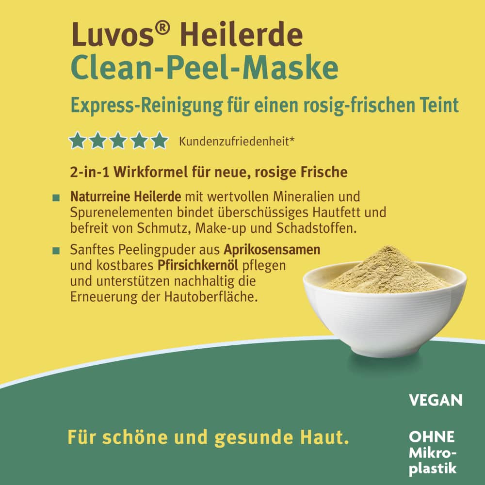 Luvos HEILERDE Clean-Peel-Maske 2X7.5 ml Gesichtsmaske