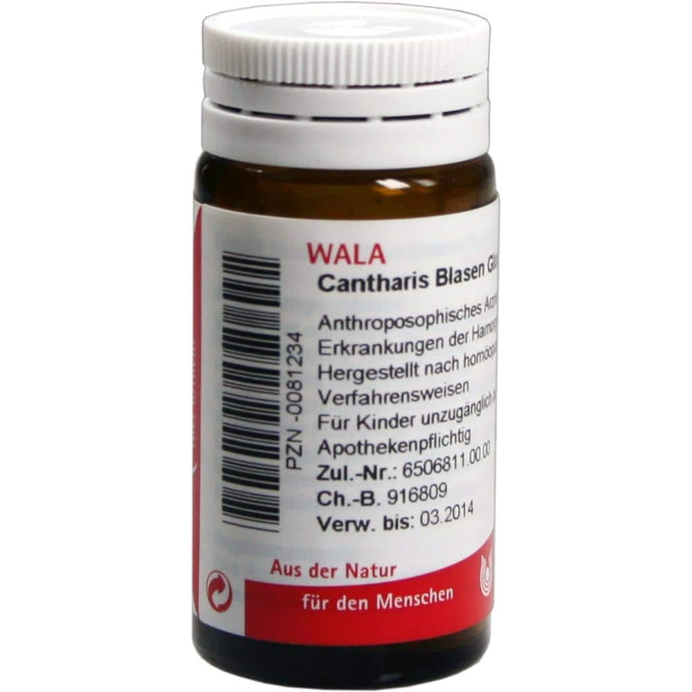 WALA Cantharis Blasen Globuli velati 20 g Globuli