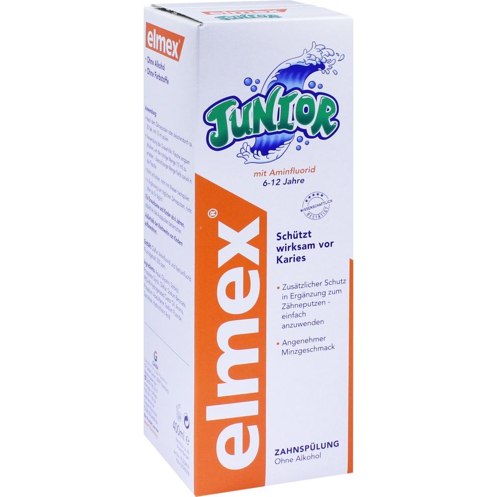 elmex JUNIOR KARIESSCHUTZ ZAHNSPÜLUNG 400 ml Spüllösung