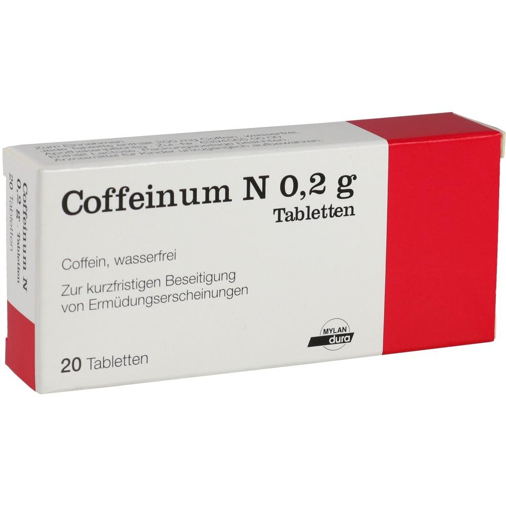 Coffeinum N 0,2g 20 St Tabletten