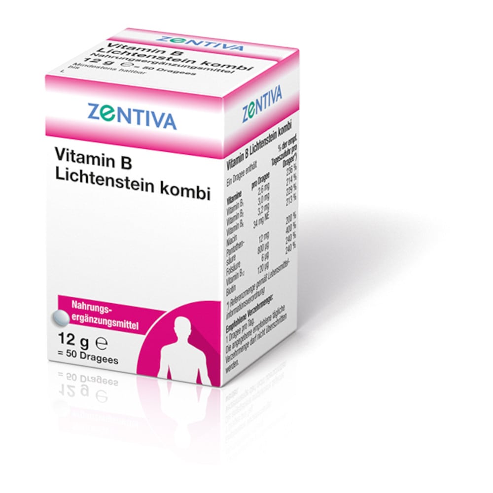 VITAMIN B Lichtenstein Kombi Dragees 50 St Dragees