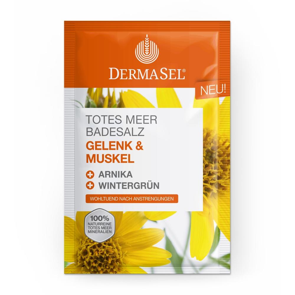 DERMASEL Totes Meer Badesalz Gelenk & Muskel 80 g Bad
